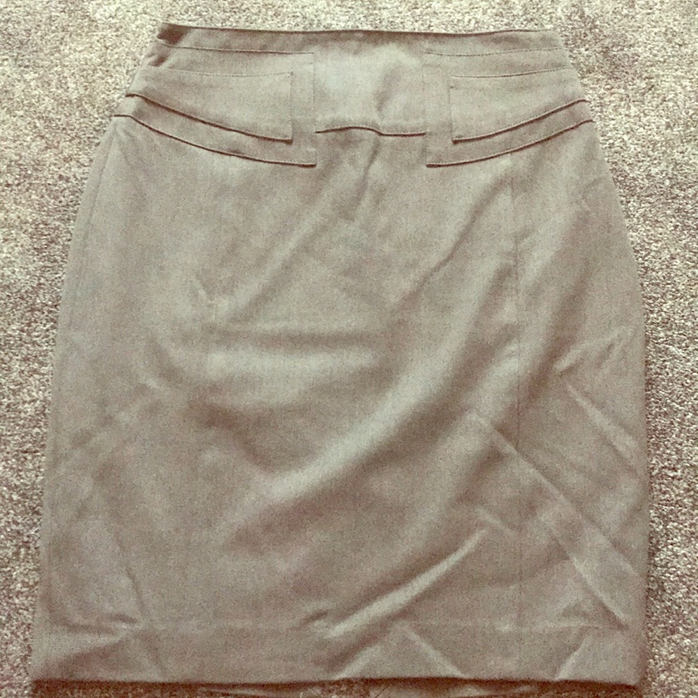 Express brown dress skirt